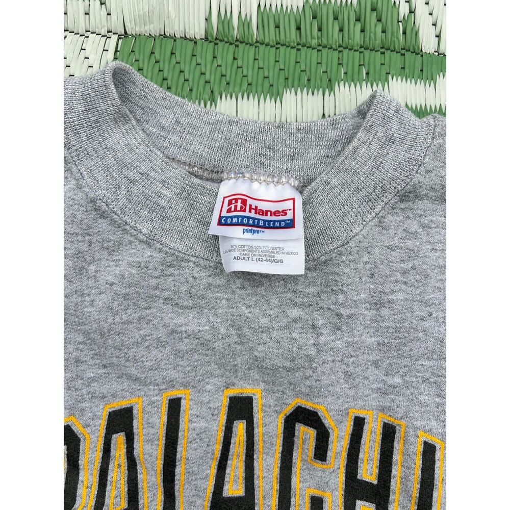 Vintage Appalachian State Crewneck Sweatshirt Hanes ComfortBlend Gray - Picture 3 of 4
